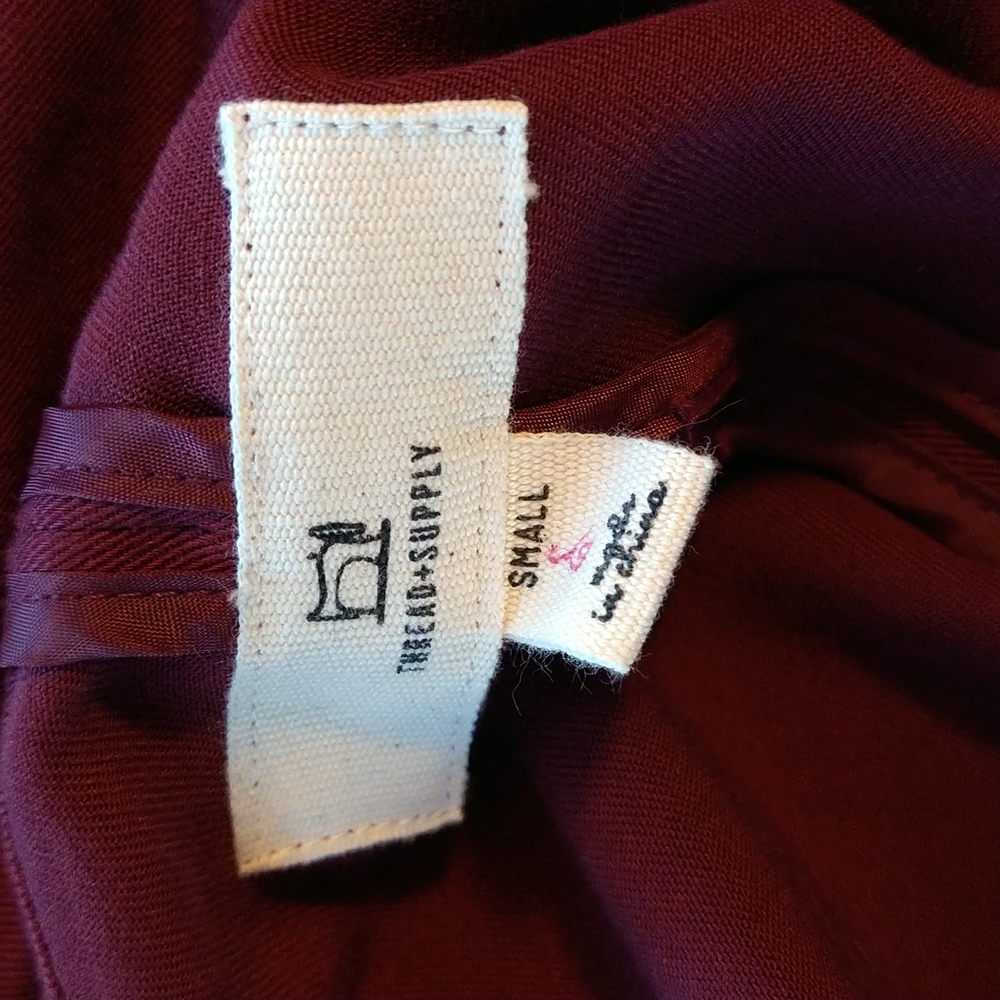 Thread & Supply Emrata Jacket Size Small - Picture 5 of 7